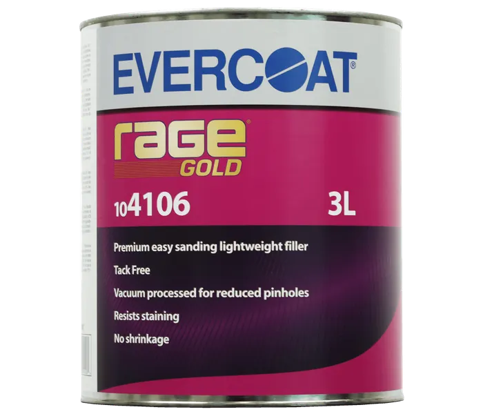 Plamuur Evercoat Rage Gold 3L + verharder