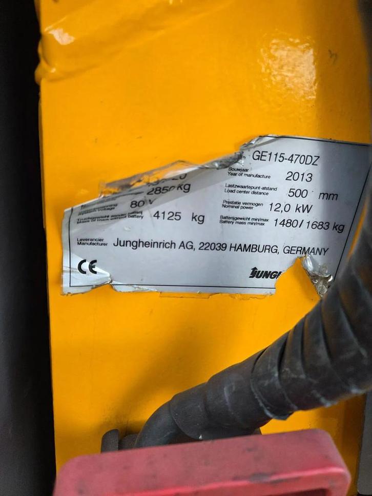 Jungheinrich EFG430K Triplex Sideshift Freelift 2013