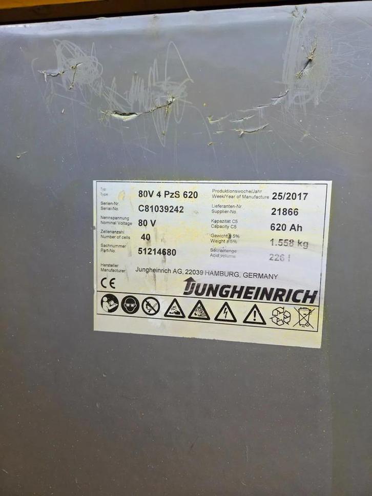Jungheinrich EFG430K Triplex Sideshift Freelift 2013
