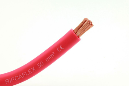 Accukabel 50 mm² rood