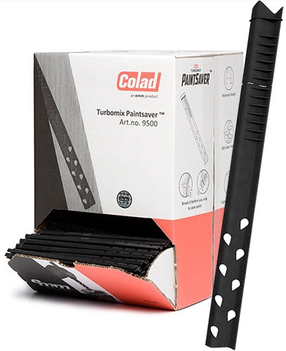 Roerstaafjes verf doos 22x2 cm doos 512 st.