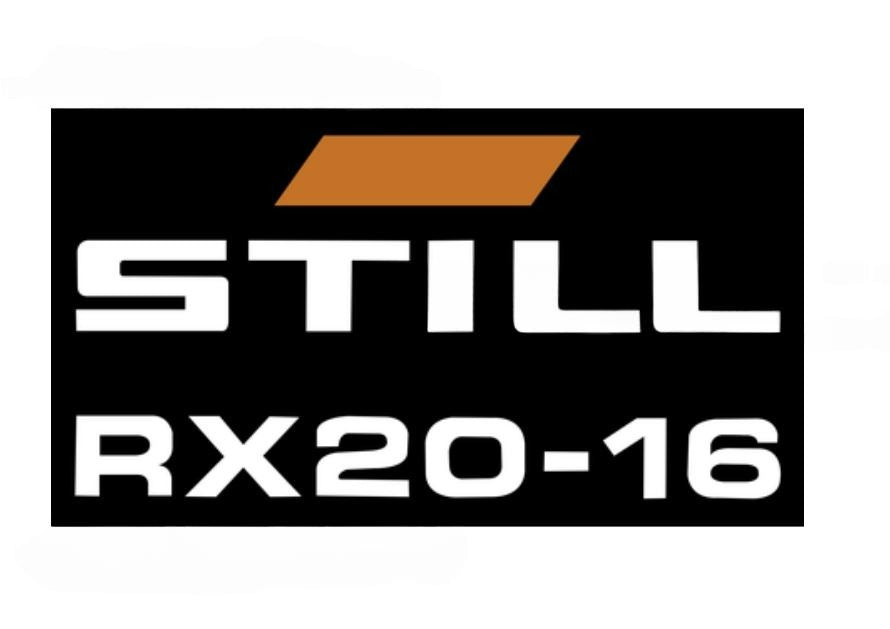 Heftruck sticker RX20-16 nieuw