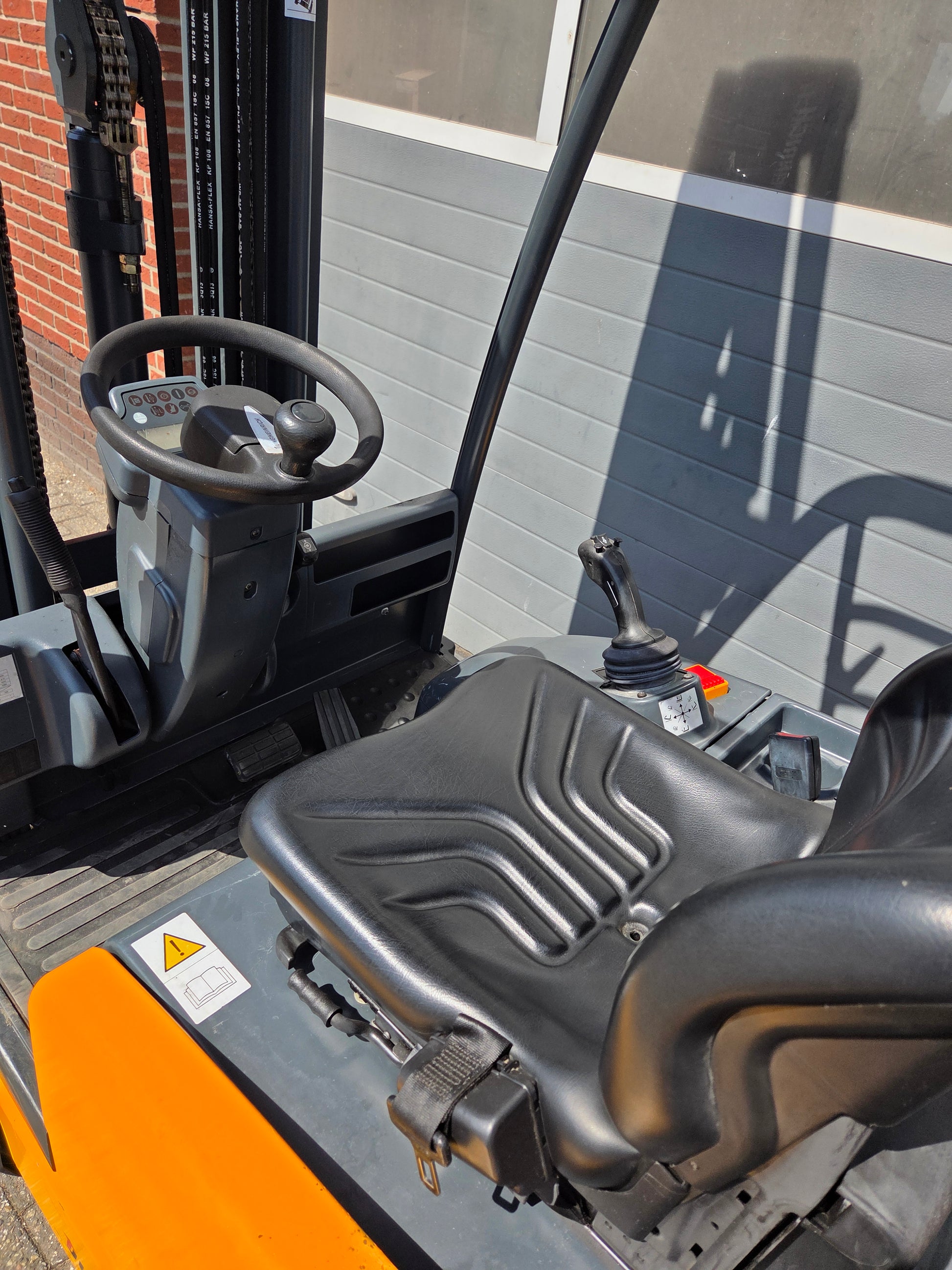 *Verkocht* Heftruck Jungheinrich EFG216 Triplex Sideshift Freelift 6500 mm 2007