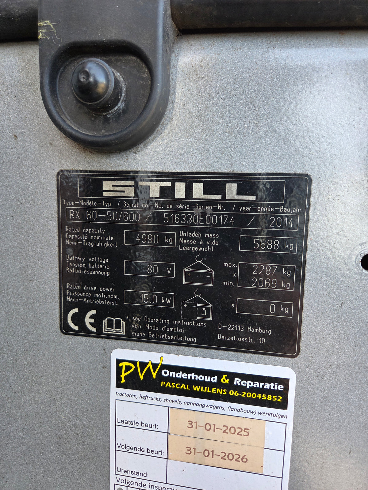 Heftruck STILL RX60-50/600 Triplex Sideshift Freelift 2014