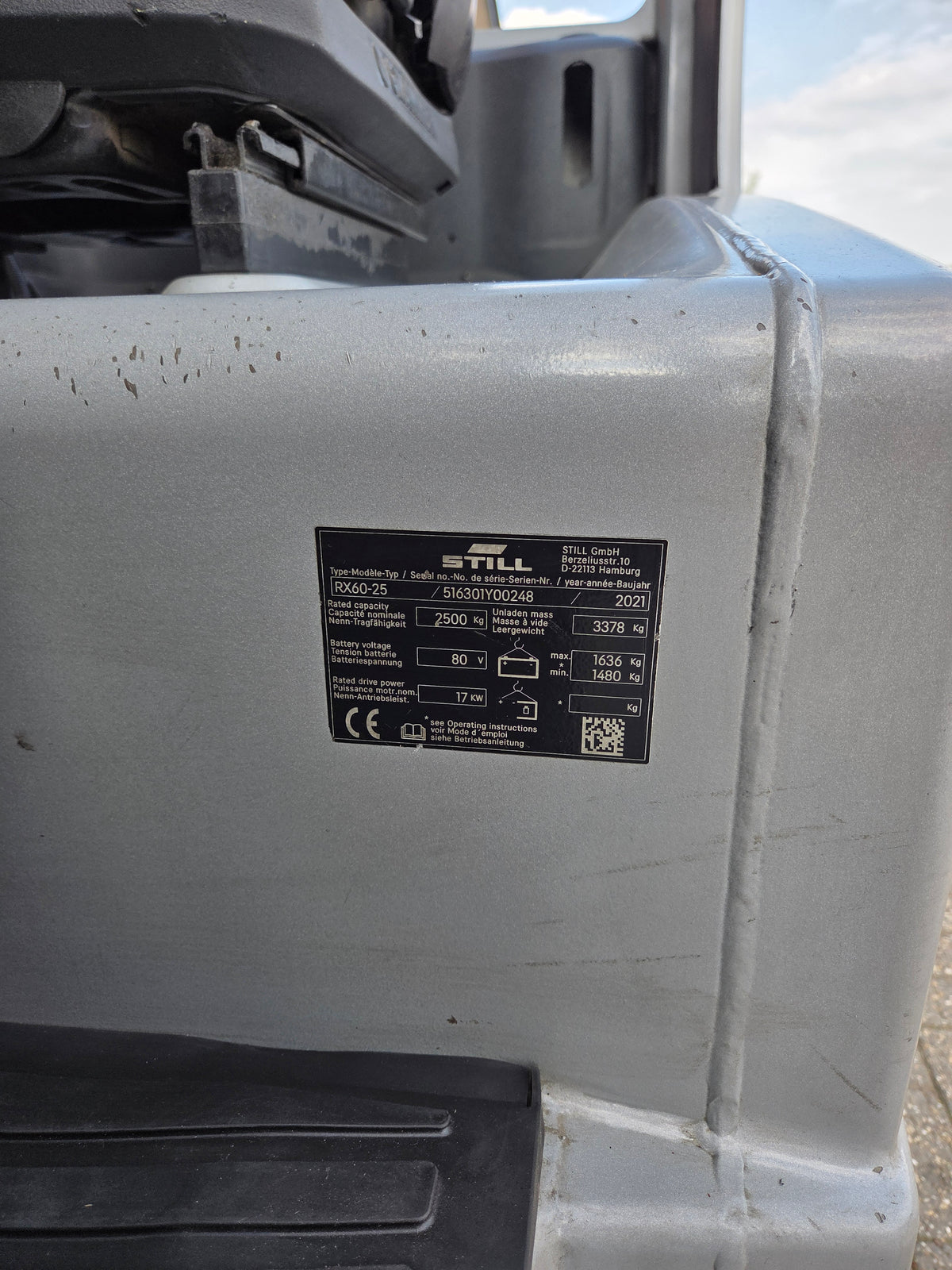 Heftruck STILL RX60-25 Triplex Sideshift Freelift 2021