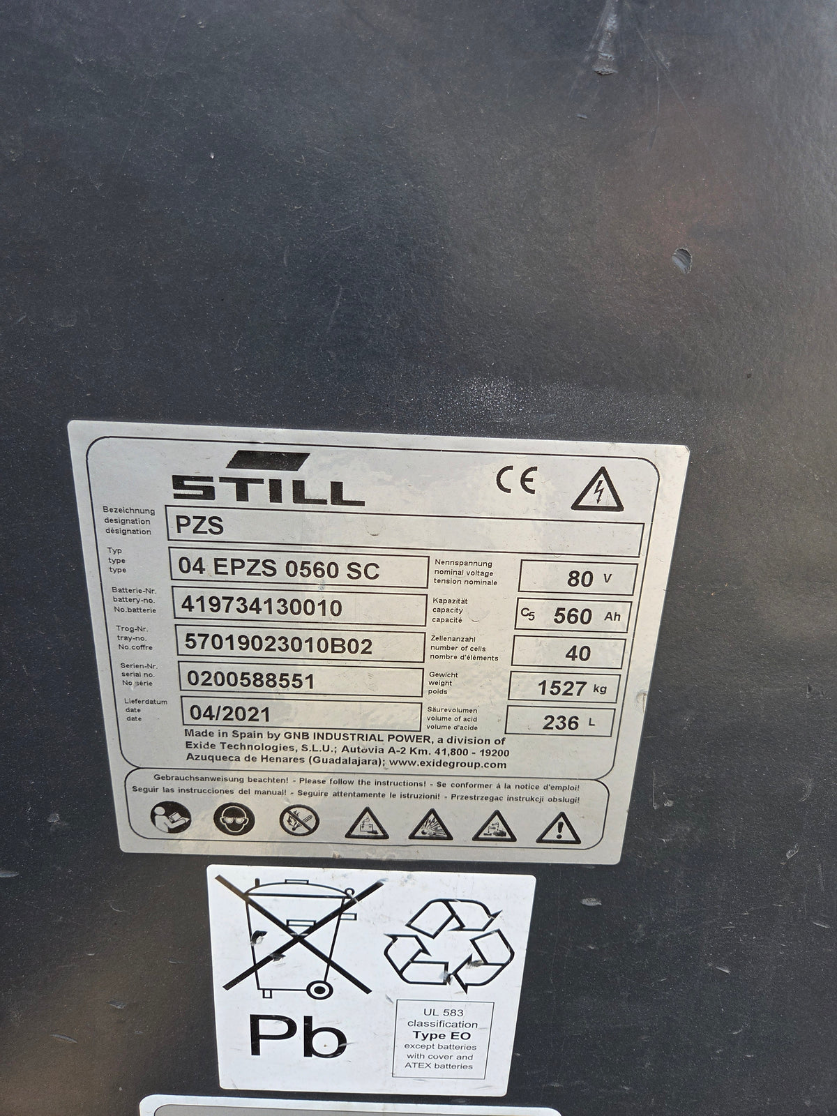 Heftruck STILL RX60-25 Triplex Sideshift Freelift 2021