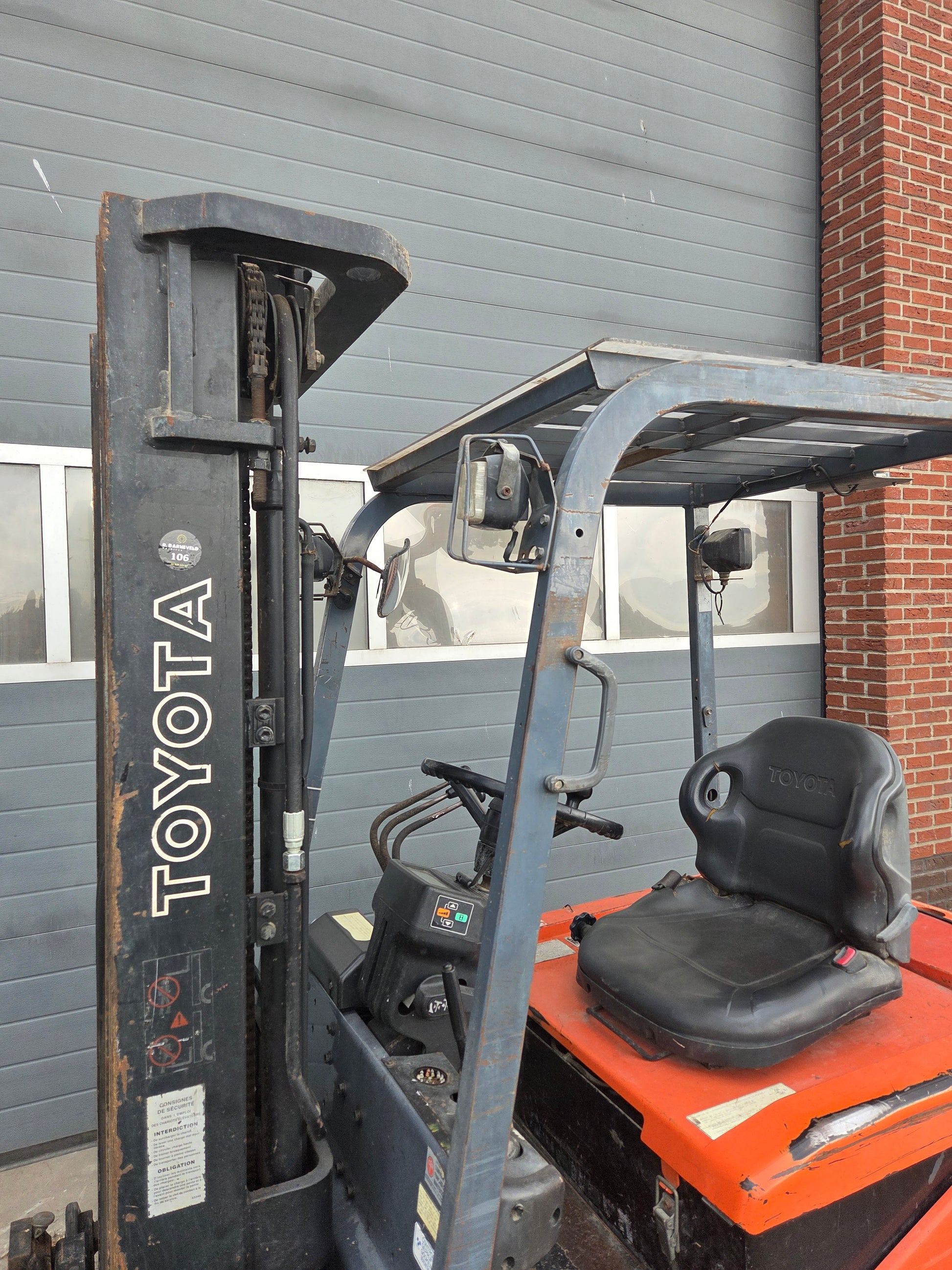 Heftruck Toyota 1800 Kg Triplex Sideshift Freelift 2002