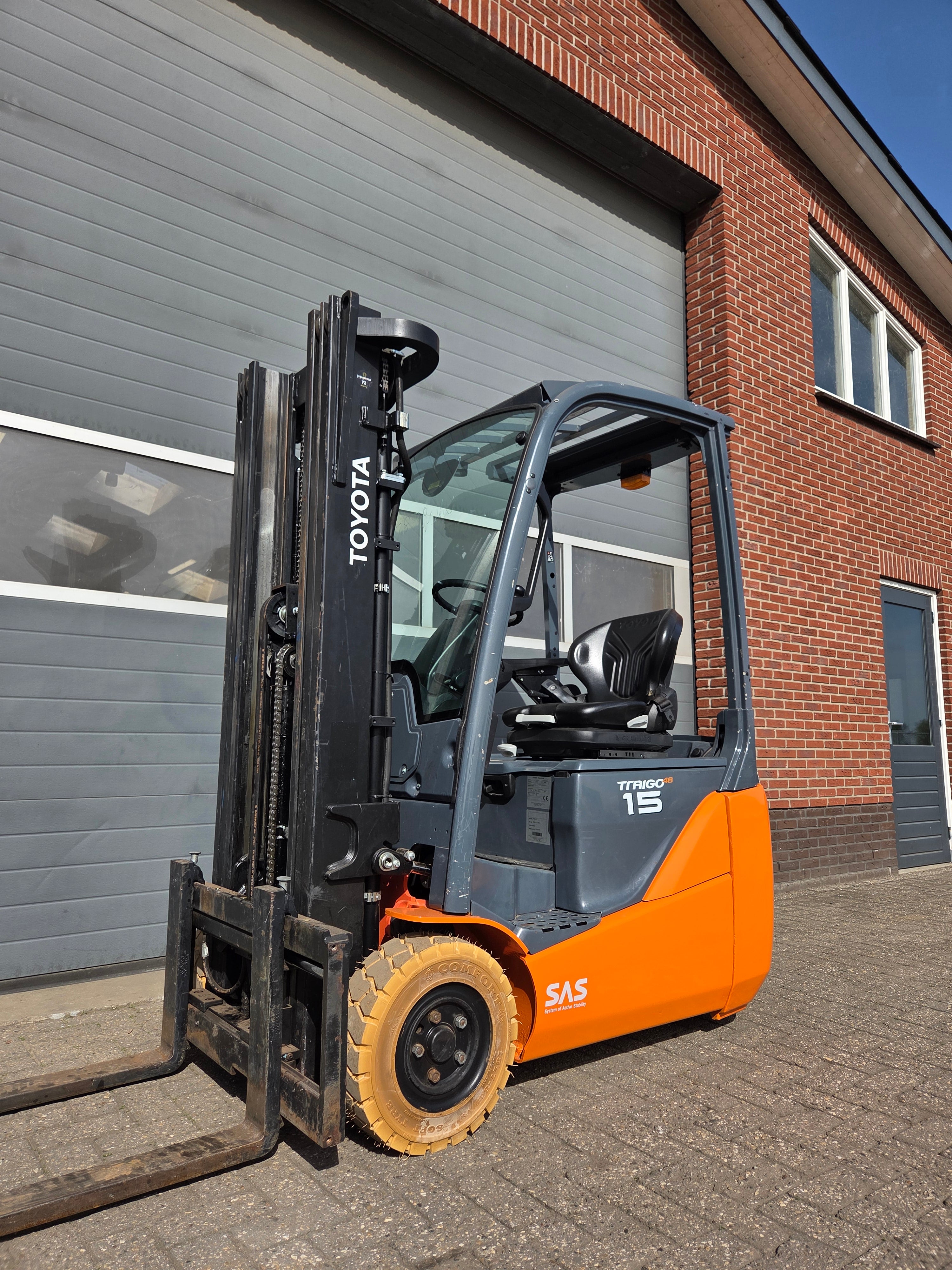 Heftruck Toyota Traigo 1500 Kg Triplex Sideshift 4560 mm 2018