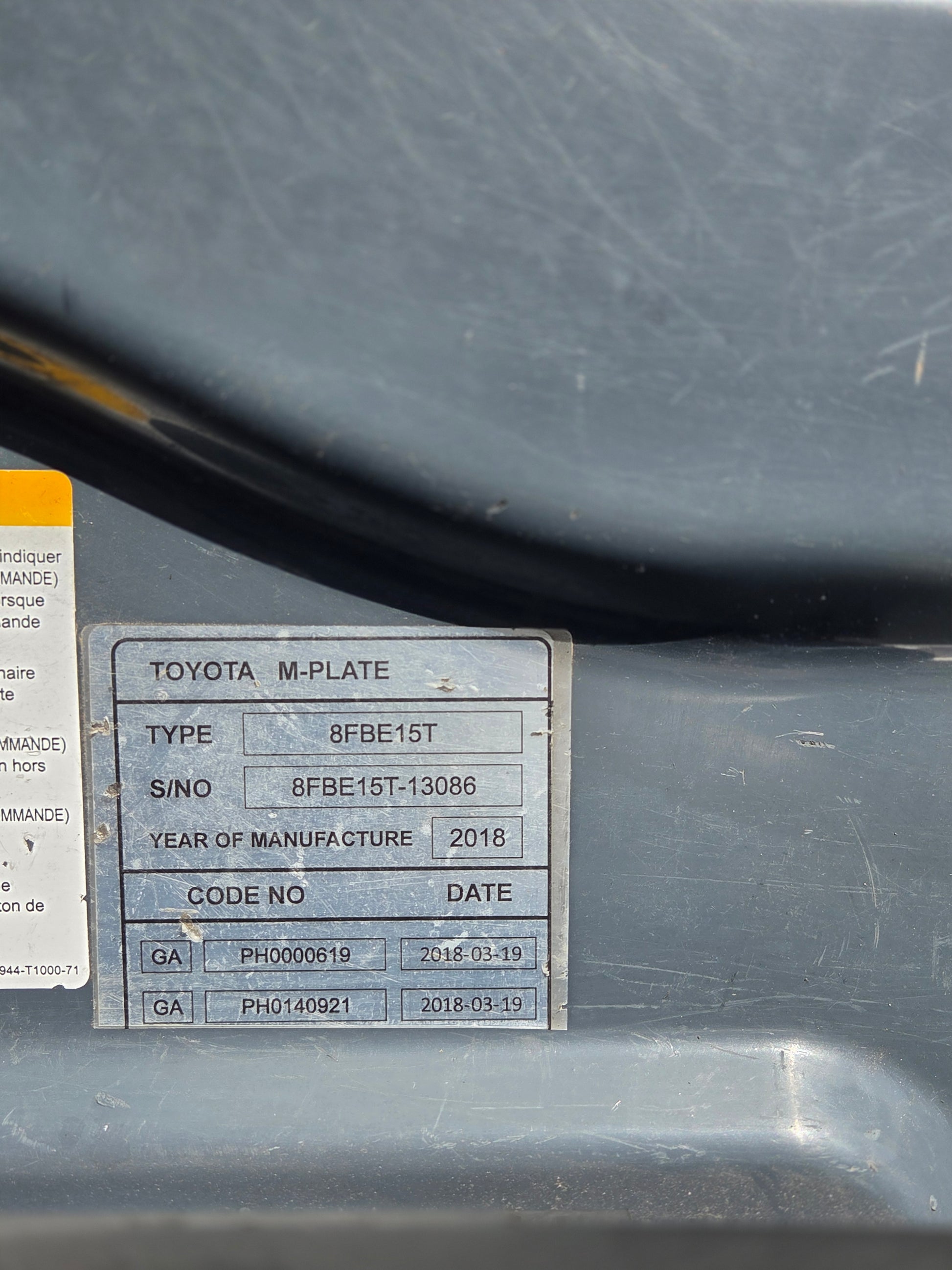 Heftruck Toyota Traigo 1500 Kg Triplex Sideshift 4560 mm 2018