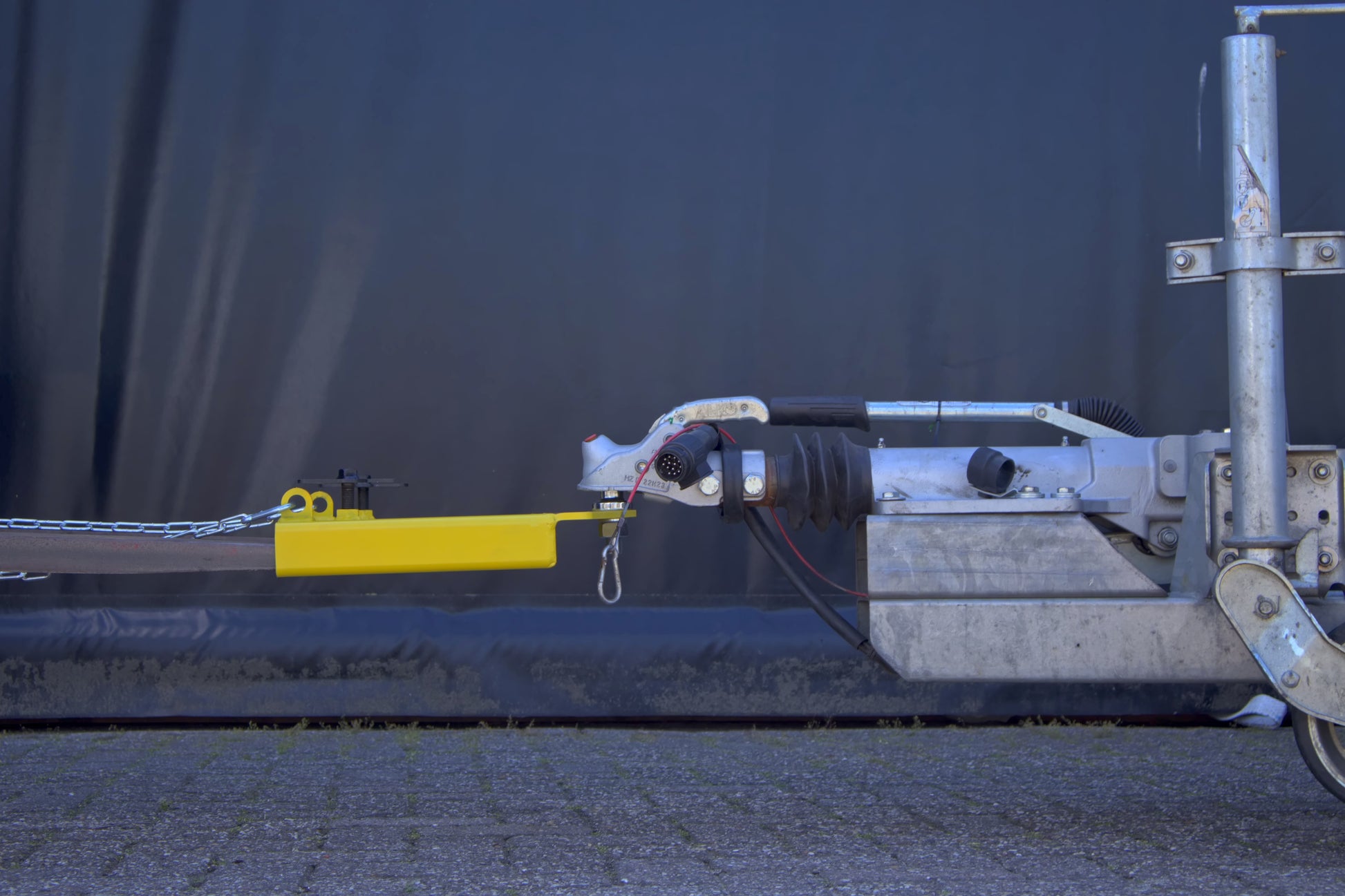 Rangeerhulp heftruck aanhanger pin/knobbel
