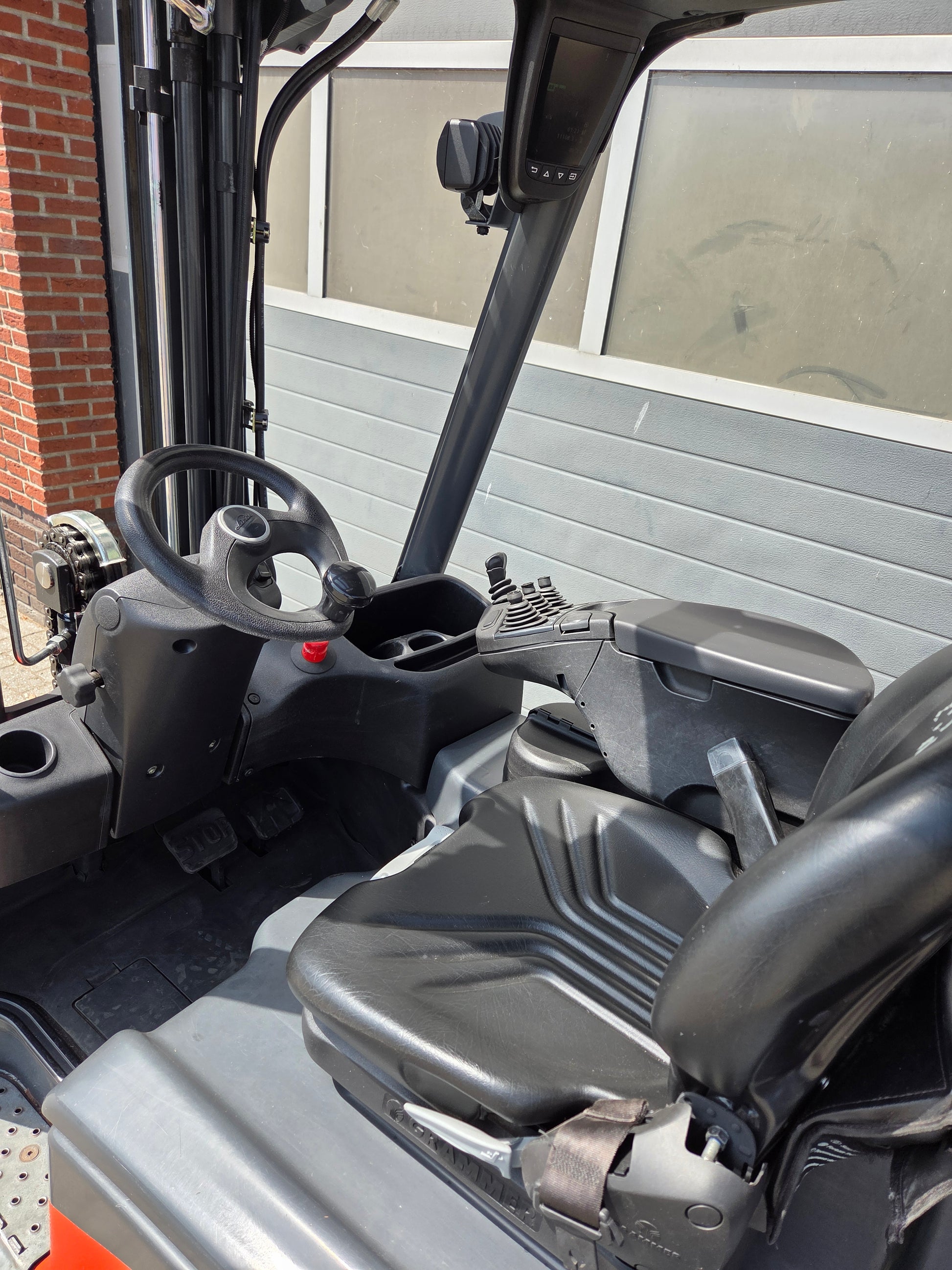 Heftruck Linde E18 Triplex Sideshift Freelift 4650 mm 2018