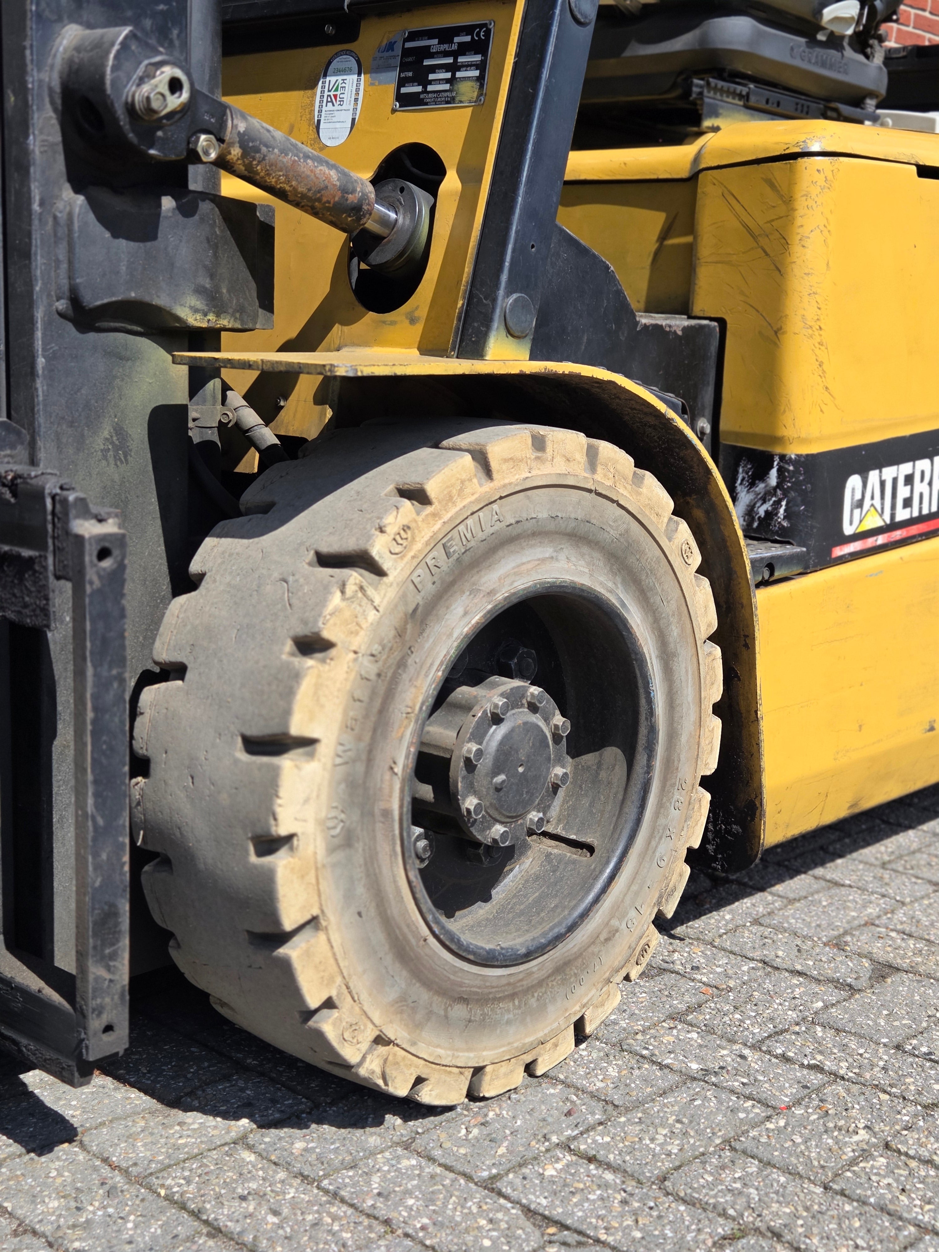 Heftruck Caterpillar 3500 Kg Triplex Sideshift Freelift 4700 mm 2003