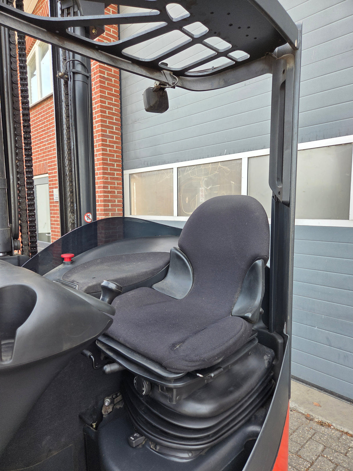 Buitenreachtruck Linde R20G-12 Triplex Sideshift Freelift